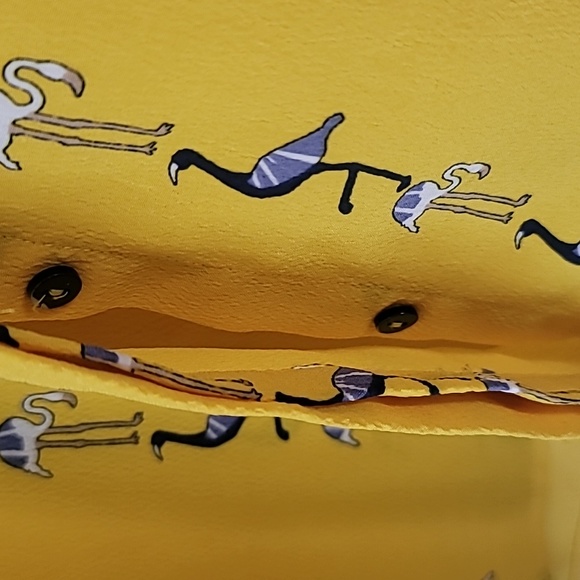 ZARA BASIC  FLAMINGO BLOUSE SIZE XS - Picture 7 of 14